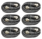 6 Lot Steren 3 Ft Gray RG-8X Mini Coax PL-259 Ham Radio Antenna Jumper Cables. Fixed Price $42.95.