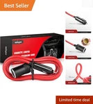 Durable 6FT Cigarette Lighter Extension Cable With High Temperature Resistance. Fixed Price $14.94.