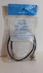 Radio Shack #278-968 RG-58 Coax Cable Assembly 2-FT New. Fixed Price $12.99.