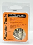 Paladin Tool Sealtite RG6 & Quad Rca Compression Connectors New/sealed (10). Fixed Price $16.00.