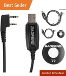 Baofeng Usb Programming Cable For UV-5R/5RA/5RE Durable And Lightweight Design. Fixed Price $16.99.