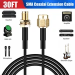 30FT Wifi Antenna Sma Extension Coaxial Cable Cord For Wireless Router. Fixed Price $8.98.