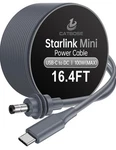 New Catbose 16.4FT/5M Starlink Mini Usb To Dc Power Cable Cord 100W. Fixed Price $14.99.