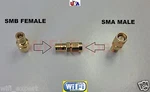 Sma To Smb Female Antenna Adapter Converter Jack Straight Usa. Fixed Price $6.81.