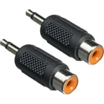 Hosa GRM-114 Rca Female To 1/8" Mini-phone Adapter Pair. Fixed Price $9.95.