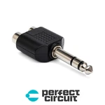 Hosa GPR-484 Dual Rca To 1/4 In Stereo Trs Adapter New Perfect Circuit. Fixed Price $5.95.