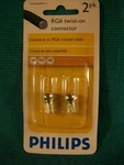 Philips Twist-on 2PK RG6 F Connectors ( 1 Box 6PK ). Fixed Price $11.99.