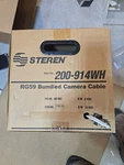 500 Ft Steren 200-931BK RG6-U Digital Coaxial Cable Black 18 Awg E197429. Fixed Price $70.00.