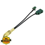 Superbat Fakra To Female/male Splitter Cable 6" Pigtail. Fixed Price $20.00.