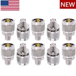 10X PL-259 Mini-uhf Female Rf Coax Adapter Connectors For Ham Radio. Fixed Price $25.98.