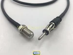 RG58 Am/fm Radio To Tv Female Coaxial Rf Pigtail Cable Usa. Fixed Price $39.24.