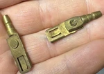 Vtg Antique Lot (2) Crimp Terminal Connector Brass 1-1/2 Arkles 1900S Era Unique. Fixed Price $15.00.