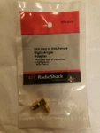 Radio Shack 278-0010 Sma To Female Rt Ang Adpt Gld Plt. Fixed Price $6.99.