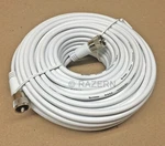 Steren 75 Ft White RG8X MINI-8 Coaxial PL259 Uhf Ham Cb Radio Antenna Cable. Fixed Price $46.95.