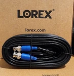 Genuine Lorex Premium 4K RG59/POWER Bnc Cable 60 Feet Siamese. Fixed Price $12.99.
