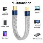 Type-c To 240W Short Cable Fast Charging Usb-c Cord 40GBPS Data Transfer. Fixed Price $5.99.