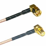 RG316 Sma Angle To Female Bulkhead Coaxial Rf Pigtail Cable Usa. Fixed Price $8.49.
