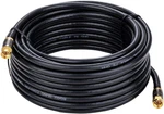 3FT Black Quad Shield RG6 Coaxial Cable, Pin And Bnc Extension Wire For Satell. Fixed Price $12.85.
