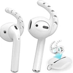 Ahastyle 3 Pairs Airpods Ear Hooks Cover Silicone Accessories Milk White. Fixed Price $16.11.