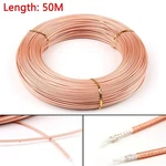 50M RG316 Rf Coaxial Cable Connector 50OHM M17/113 Shielded 164FT B5AA. Fixed Price $72.78.
