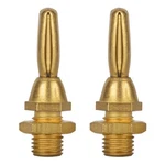 Audioquest 1002 Banana Connectors 4-PACK (gold). Fixed Price $100.00.