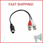 Mtueranc S-video 4 Pin To Bnc Splitter Cable, Mini Din Male Dua. Fixed Price $13.84.