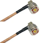 RG142 Silver Male Angle To Coax Rf Cable Usa Lot. Fixed Price $64.85.