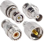Onelinkmore 4-TYPE Bnc Uhf Adapter Kit (PL-259/SO-239) Coaxial Rf Connector. Fixed Price $11.40.