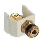 Hubbell Sfspgbkw Speaker Post Av Connector, Screw Term, Wht. Fixed Price $32.04.