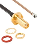 Amphenol 095-902-567-200 Rf Coaxial Cable Assembly, Amc-sma RG-178 U.fl 200MM. Fixed Price $9.00.