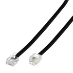 Conext Link RJ11 6P4C Modular Telephone Extension Cable 7 Feet, Black. Fixed Price $7.14.