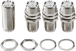 Eifagur, 4PCS PL-259 Bulkhead Connector Uhf Female Adapter SO-239. Fixed Price $19.91.