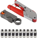 Diann Cable Crimper Coaxial Compression Tool Wire Stripper KIT-1. Fixed Price $18.00.