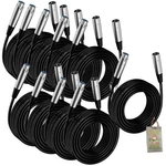 Fat Toad - Xlr Microphone Cables 10 Pack 20FT Wire Cord Studio Patch Mixer. Fixed Price $62.95.
