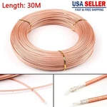 30M RG316 Rf Coaxial Cable Connector 50OHM M17/113 Shielded Pigtail 98FT Ue. Fixed Price $32.54.