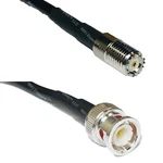 RFC240UF Mini Uhf Female To Bnc Coax Cable Usa-ship Lot. Fixed Price $87.27.