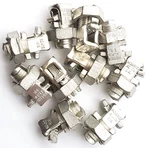 Lot Of 10 Morris 90412 Dual Aluminum Split Bolt Connectors W/spacer #6 Awg 600V. Fixed Price $49.99.