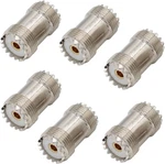 SO239 Barrel Connector, 6-PACK PL259 Coupler Uhf Female Rf Adapter Coa. Fixed Price $19.85.
