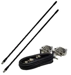 Shark TS822-3B Dual Cb Kit With 3FT Antennas, Mounts And Cable. Fixed Price $61.95.