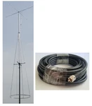 Sirio Top One Astroplane 10M/CB Base Antenna With Low Loss RF-400 Coax Cable. Fixed Price $208.00.