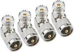 Uhf PL-259 To Female SO-239 Shape Right Angle 90 Degree Rf Coaxi. Fixed Price $21.61.