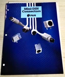 1993 Pan International Mini Din Connectors Catalog C1. Fixed Price $8.00.