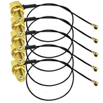 5PCS Sma Female To U.fl MHF1 Coaxial Cable, 12INCH (30CM) Right Angle Elbow. Fixed Price $18.56.