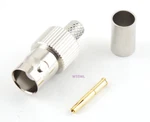 Bnc Female Coax Connector Crimp RG-8X LMR-240 2-PCS Usa Ham Radio Seller. Fixed Price $6.09.