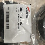(4) Andrew Type 204679A-15 Inch Entry Port Boot Assembly 3 -7/8. Fixed Price $82.50.