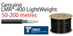 LMR-400 Lightweight Times Microwave Coaxial Cable Low Loss Radio 50 Ohm LMR400. Fixed Price $262.24.