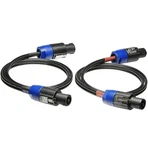 CESS-114-3F Speaker Speakon Plug Male To 12 Gauge Cable, Pack (3.... Fixed Price $22.71.