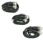 3 Lot Ft RG-8X Mini Coax PL-259 Male To Ham Radio Antenna Jumper Cable. Fixed Price $24.95.