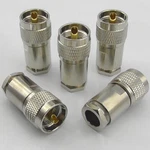 5X PL259 Plug Male Clamp For LMR400 RG213 Westflex 103 HDF400 Uhf. Fixed Price $22.09.