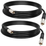 RG8X Jumper Cable 6FT Pack PL259 Coaxial Cb For Radio Ham. Fixed Price $24.97.